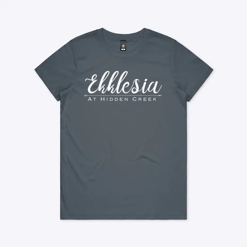 Ekklesia Women's Tee (White Logo)