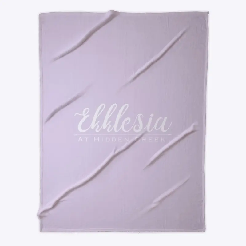 Ekklesia Fleece Blanket (White Logo)